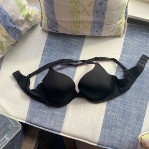 PINK VS black push-up bra